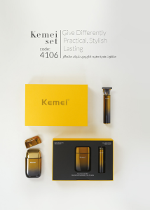 ریش تراش و موزر Kemei کد: 4106